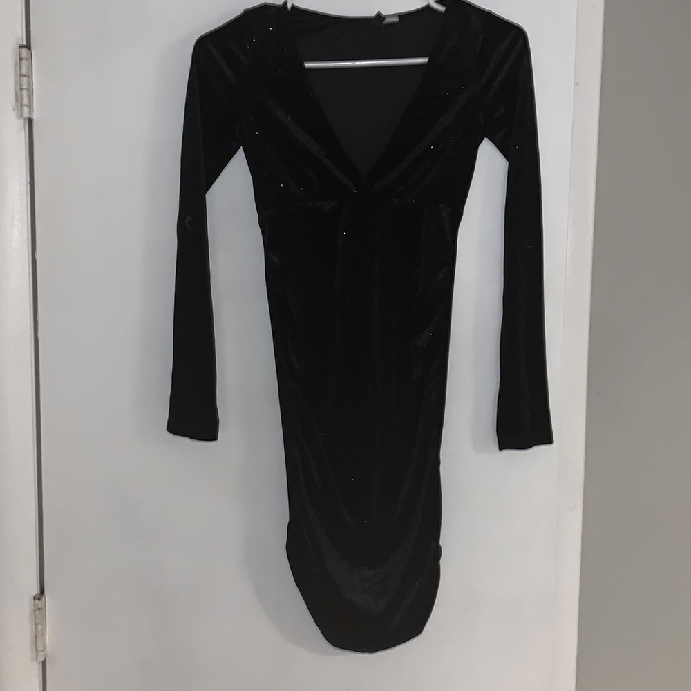 Sparkly Black mini dress